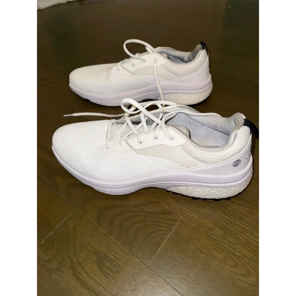 Adidas Solarmotion Spikeless Golf Shoes White Silver GX6425 Mens Size 14